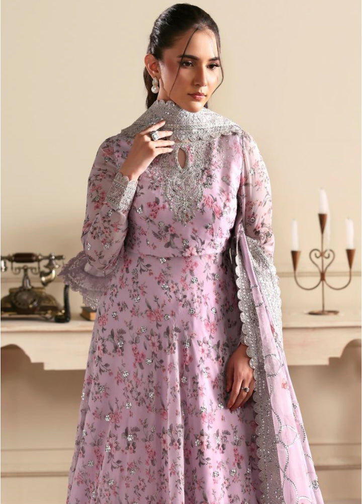 Sirayya by Zarif Unstitched Embroidered Chiffon 3 Piece Suit ZR26US HINAA 09 - Festive Collection