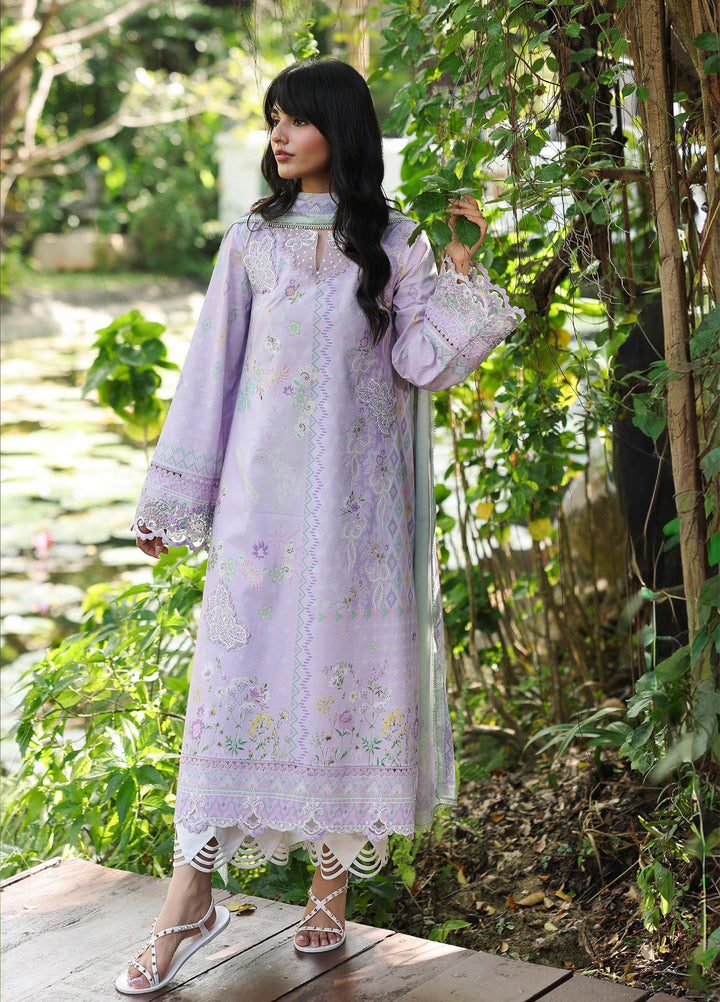 Q Prints by Qalamkar Unstitched Lawn Printed 3 Piece Suit QLK26QP Fiona - Summer Collection