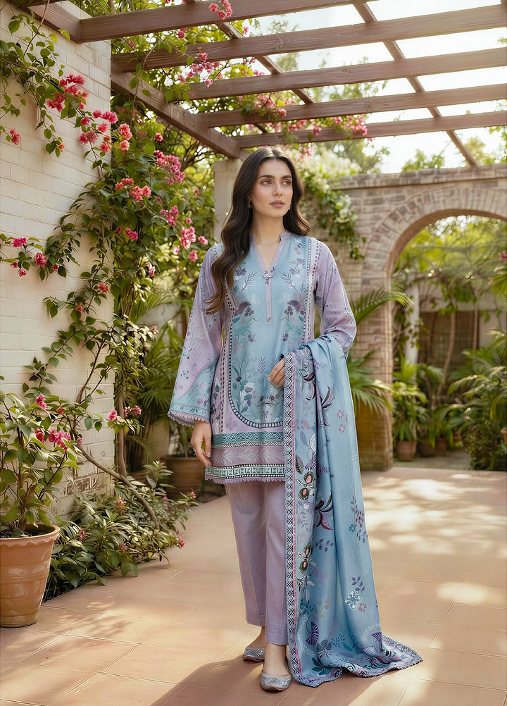 Zync by Florent Unstitched Printed Lawn 3 Piece Suit FL26UZPL FZ-09 - Summer Collection