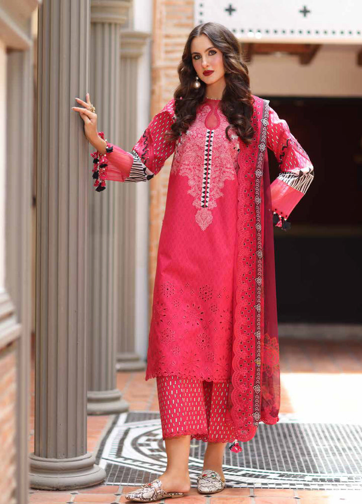 Aniiq by Charizma Unstitched Embroidered Lawn 3 Piece Suit CHR26UAL AN6-10 - Summer Collection
