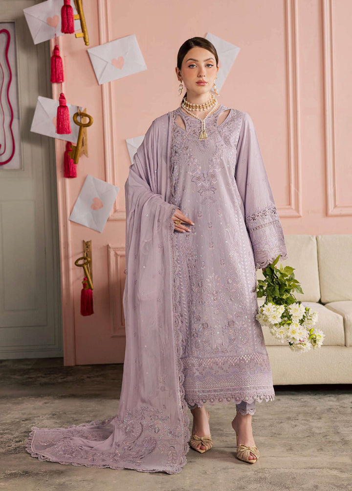 Feya by Nureh Unstitched Embroidered Lawn 3 Piece Suit NU26UFEL FE-17 - Eid Collection