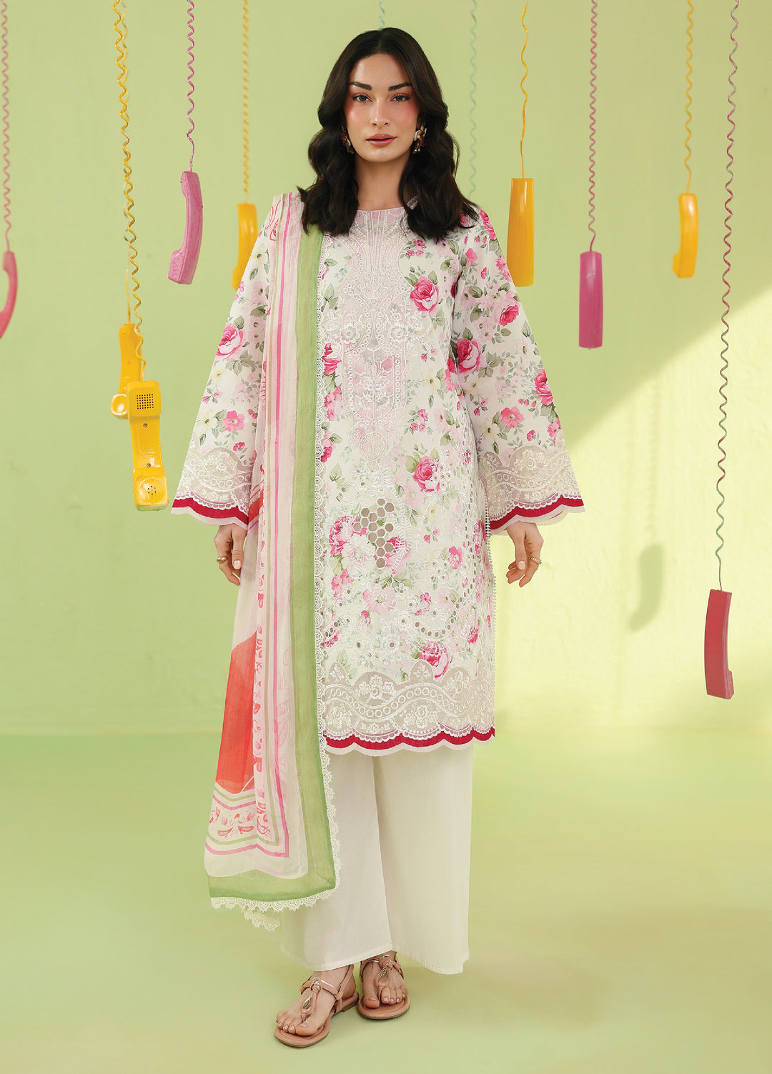 Anaya by Mahnur Unstitched Embroidered Lawn 3 Piece Suit MN26UALV AN2-19 - Festive Collection