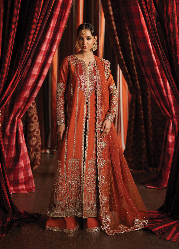 Divani by Afrozeh Unstitched Raw Silk Embroidered 3 Piece Suits AF25DS AS-25-04 Aafreen - Festive Collection