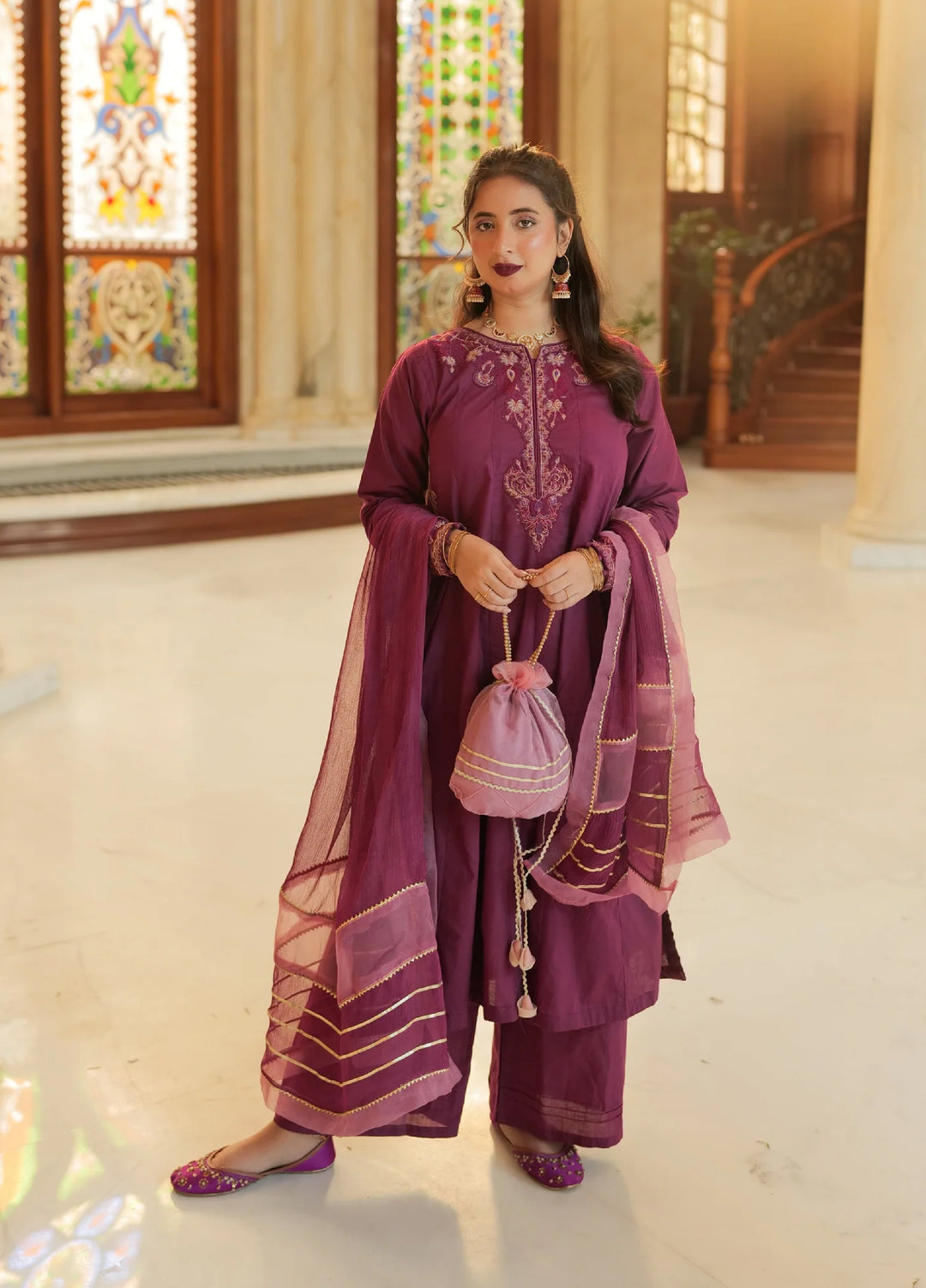 Omal by Komal Mera Eid Ka Jora Women Lawn 3 Piece Pret Suit Sanam - Festive Collection
