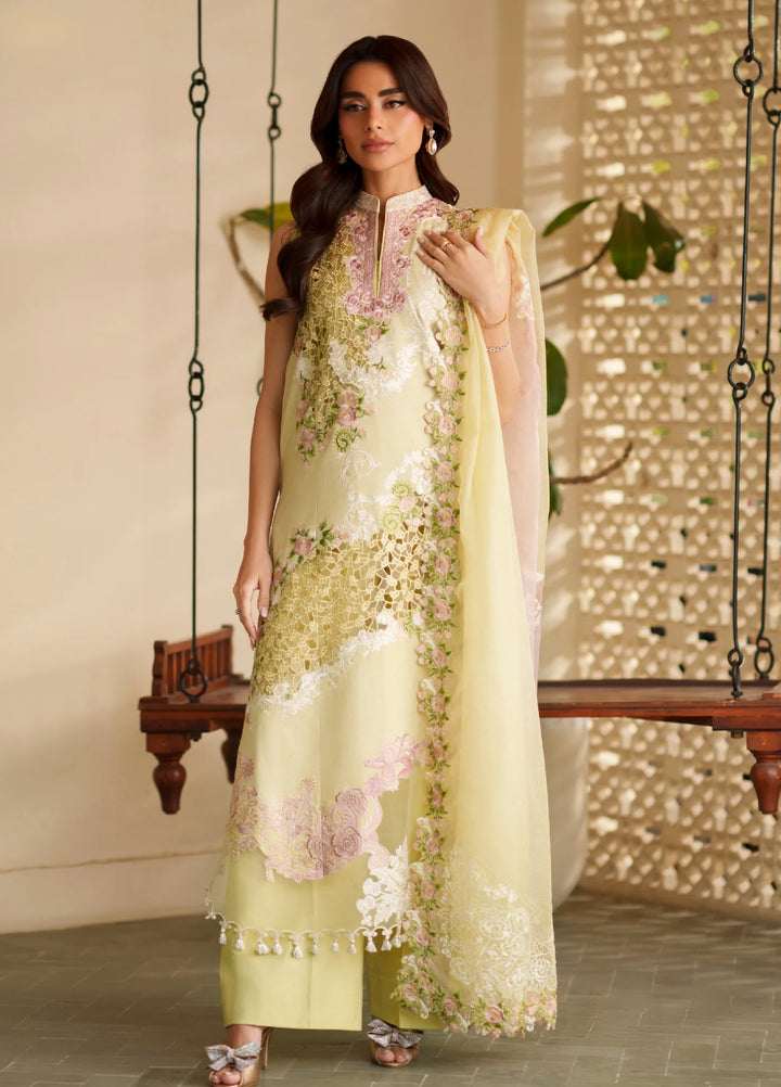 Versa by Asifa and Nabeel Unstitched Embroidered Lawn 3 Piece Suit AN26UVL VUL26-03 Heirloom - Festive Collection