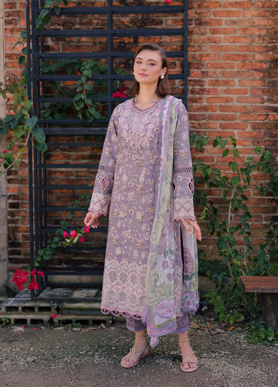 Shezlin by Aabyaan Unstitched Embroidered Chikankari 3 Piece Suit ABY26UCS RAAHEEN - Eid Collection