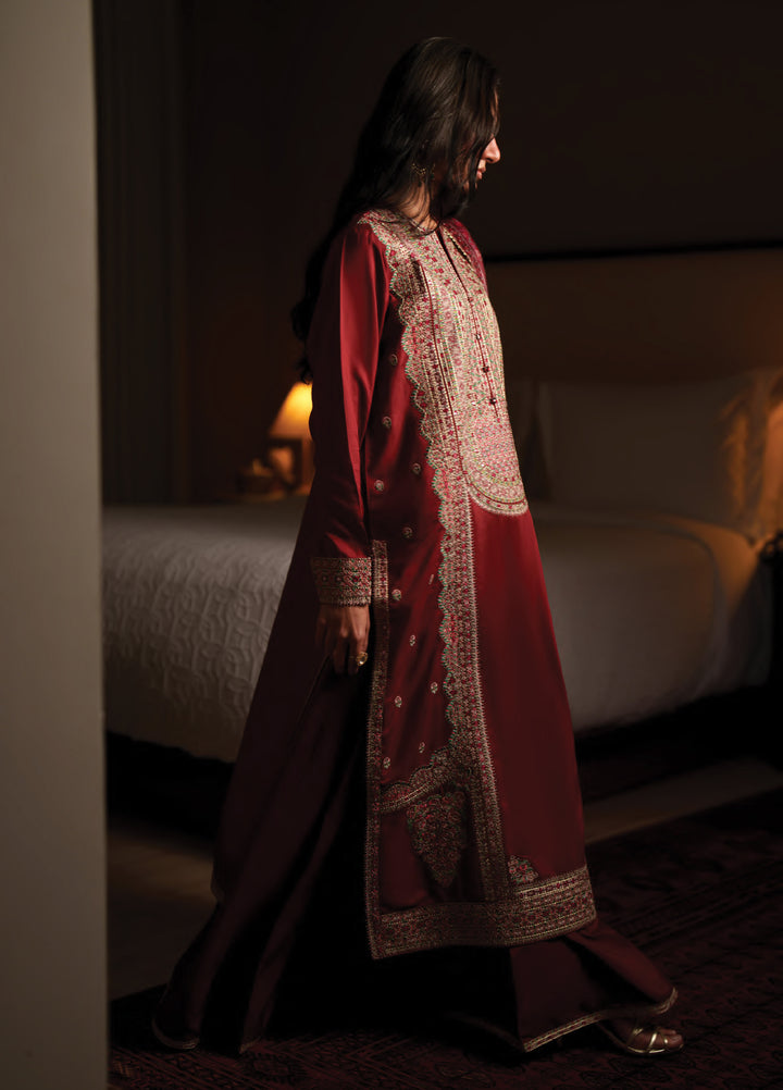 Eala by Casuallite RTW Embroidered Silk Viscose 3 Piece Suit CL26PSEA 01 NOOREA - Festive Collection