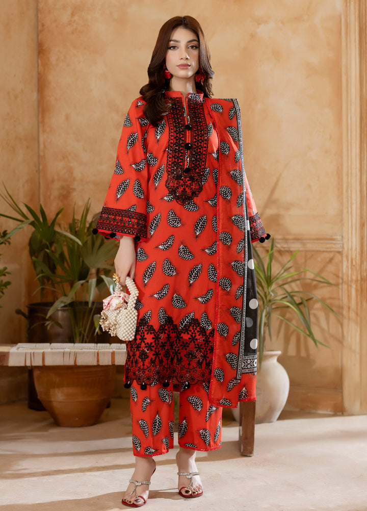 Salina by Regalia Textiles Unstitched Embroidered Lawn 3 Piece Suit RG26USVII D-8 - Summer Collection