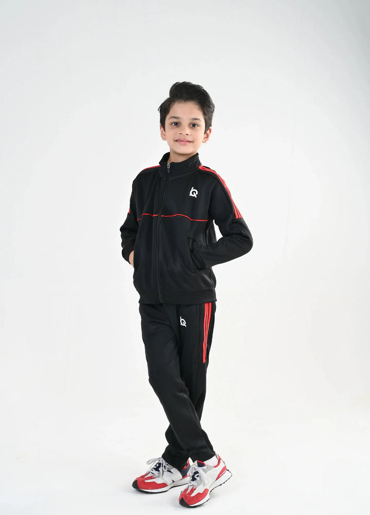 IQ Exclusive Kids Track Suit Fleece 2 PieceOrange Strike Tracks-Unisex Kids - Winter Collection