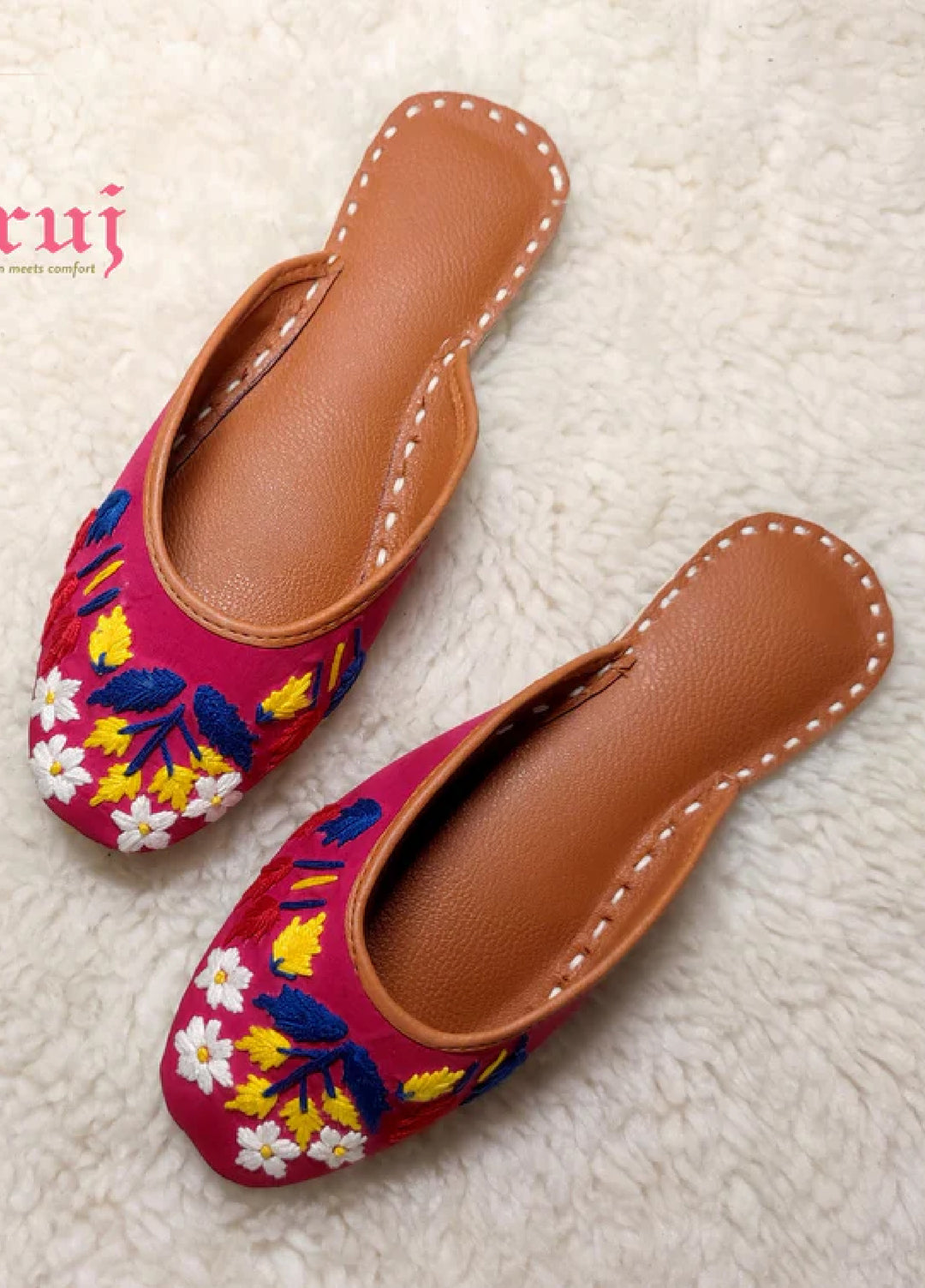 Zuruj Festive Style   Backless Khussay JU-178