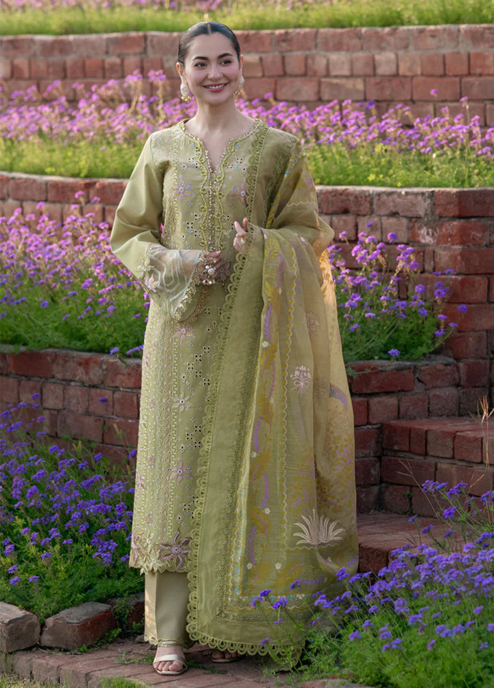 Rang Rasiya Unstitched Embroidered Luxury Lawn 3 Piece Suit RR26ULE RAHA - Eid Collection