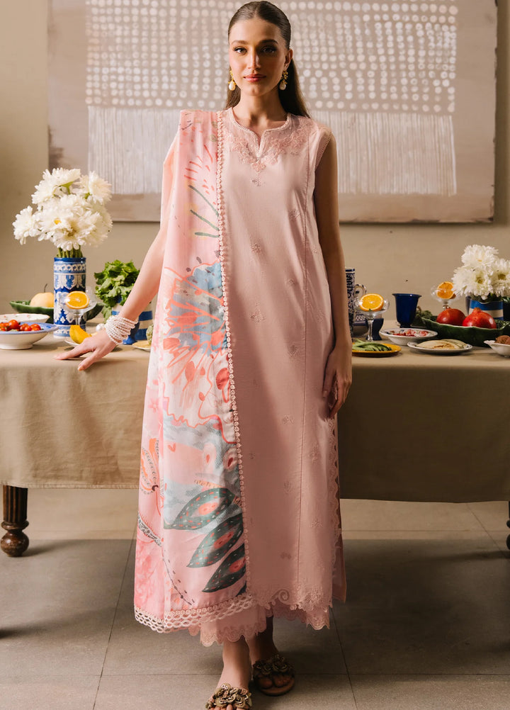 Afsanah by Seran Unstitched Embroidered Lawn 3 Piece Suit SN26UAVII D8-LYAL - Summer Collection