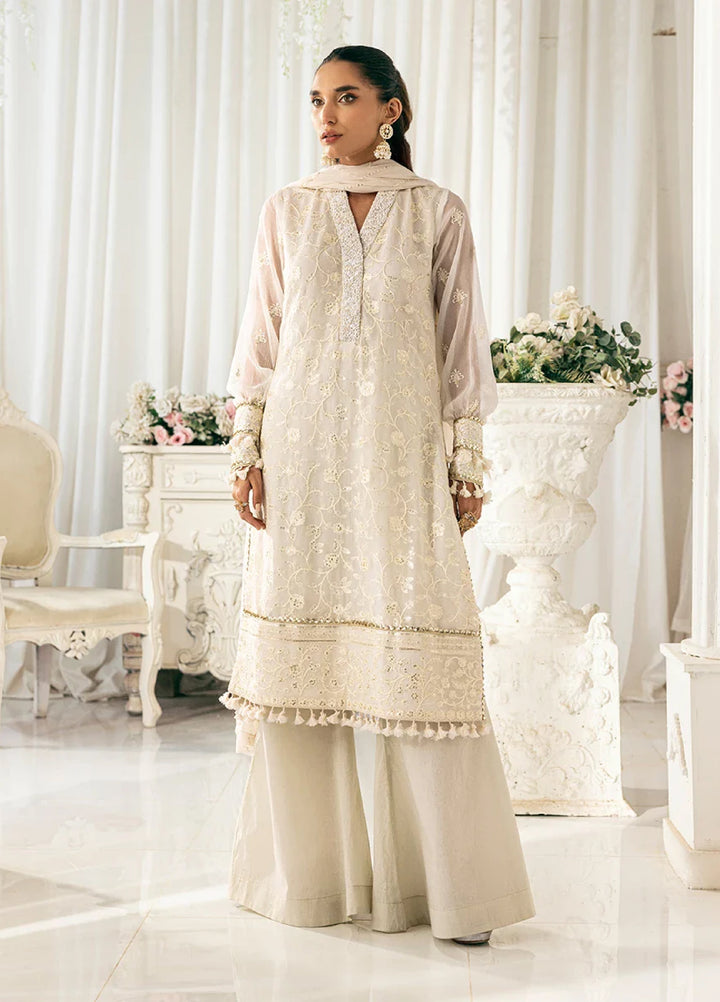 Signature by Salitex Embroidered Chiffon Suits Unstitched 3 Piece SUNS7CH031UT - Summer Collection