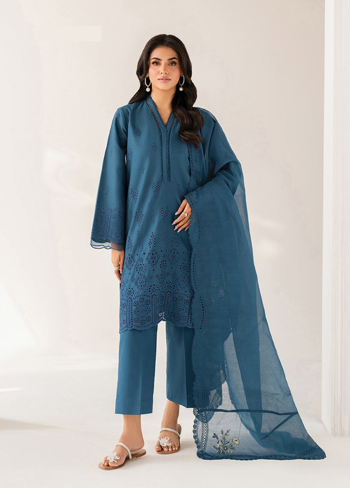 Le'essence by Xenia Formals Unstitched Embroidered Lawn 3 Piece Suit XE26UL D-06 Zayli - Summer Collection