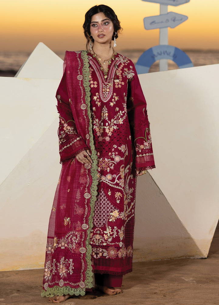 Sirene by Mahnur Unstitched Embroidered Lawn 3 Piece Suit MN26USL S-09 - Summer Collection