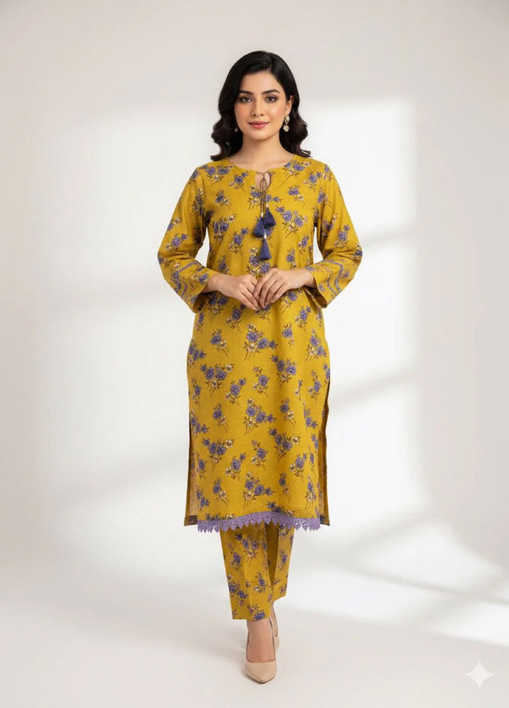 Tosheeza Saith Women Pret 2 Piece stiched khhader two piece D-03 - Winter Collection