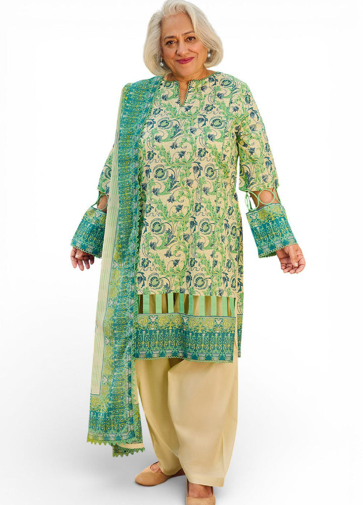 Tribute To Mother by Gul Ahmed Unstitched Printed Lawn 3 Piece Suit GA26UTM CL-62052 A - Summer Collection