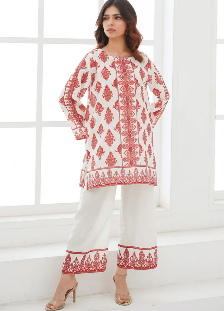 Nairah Women Pret Printed Arabic Lawn Suit NAH26PN Light Sand - Spring Collection