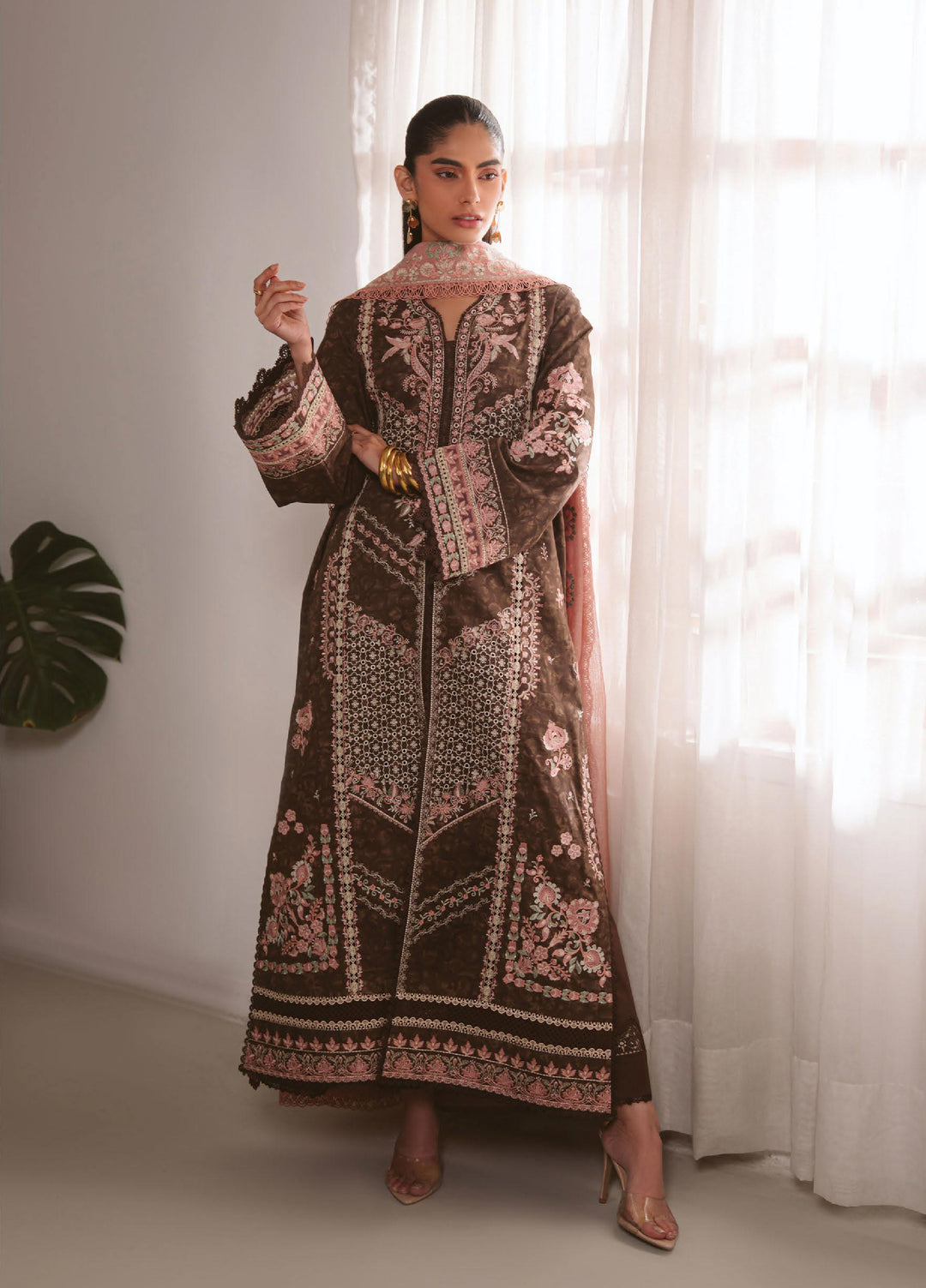 Serein by Ayzel Unstitched Embroidered Lawn 3 Piece Suit AAF26USL Selune - Eid Collection