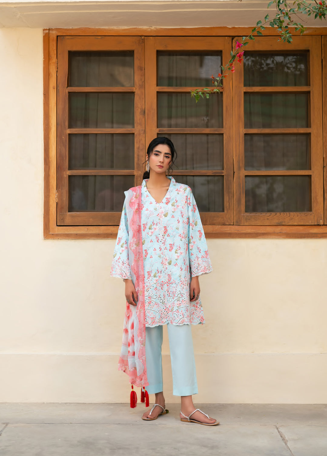 Bagh by Rashid Textiles Unstitched Embroidered Lawn 3 Piece Suit RT26UBL 3728 - Casual Collection