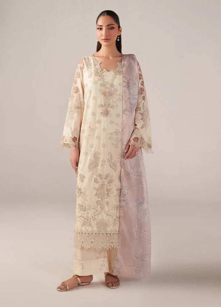 Iznik Unstitched Embroidered Lawn 3 Piece Suit IZ26US SS-06 - Summer Collection