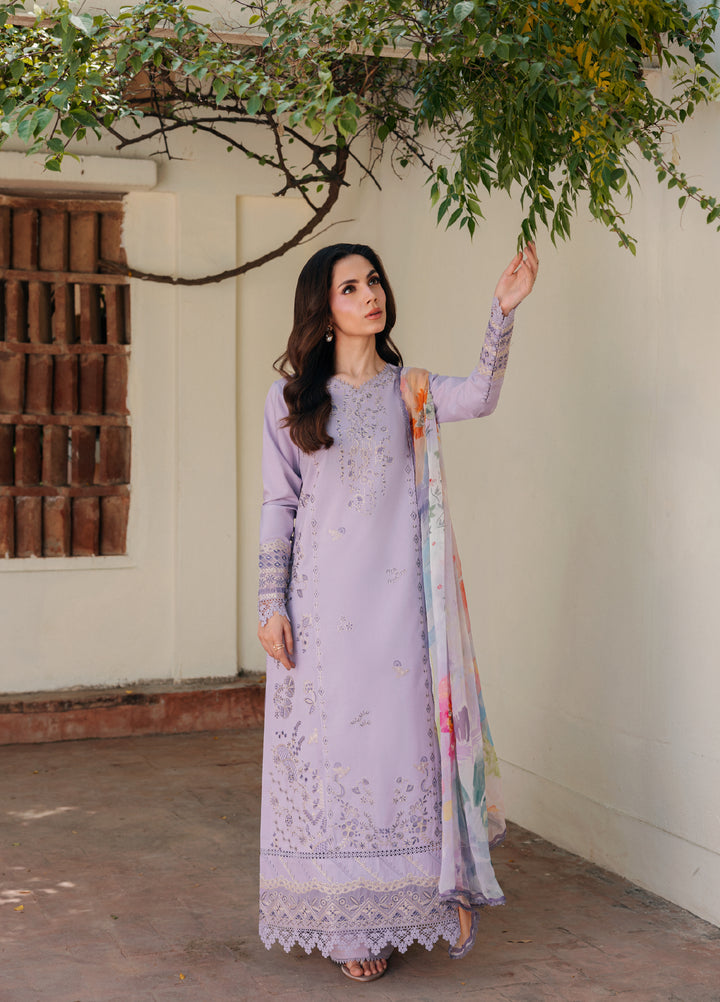Zync by Florent Unstitched Embroidered Lawn 3 Piece Suit FL26ULZ FZ-2B - Lawn Collection