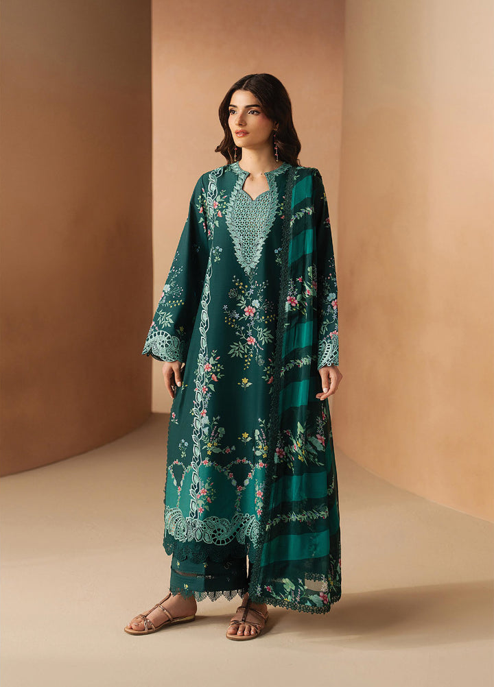 Haze A Prints by Afrozeh Unstitched Printed Lawn 3 Piece Suit AF26UAP Halo FWU-115 - Summer Collection