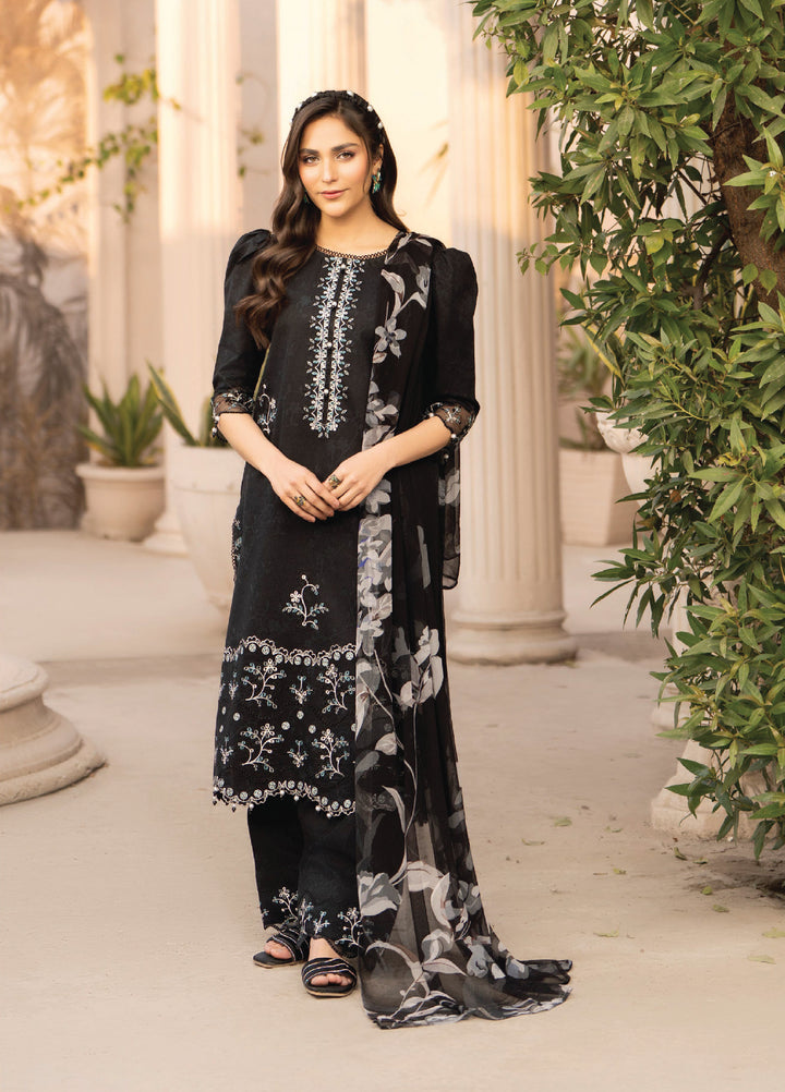 Summer Breeze by Humdum Unstitched Embroidered Lawn 3 Piece Suit HB26USB D-01 - Summer Collection