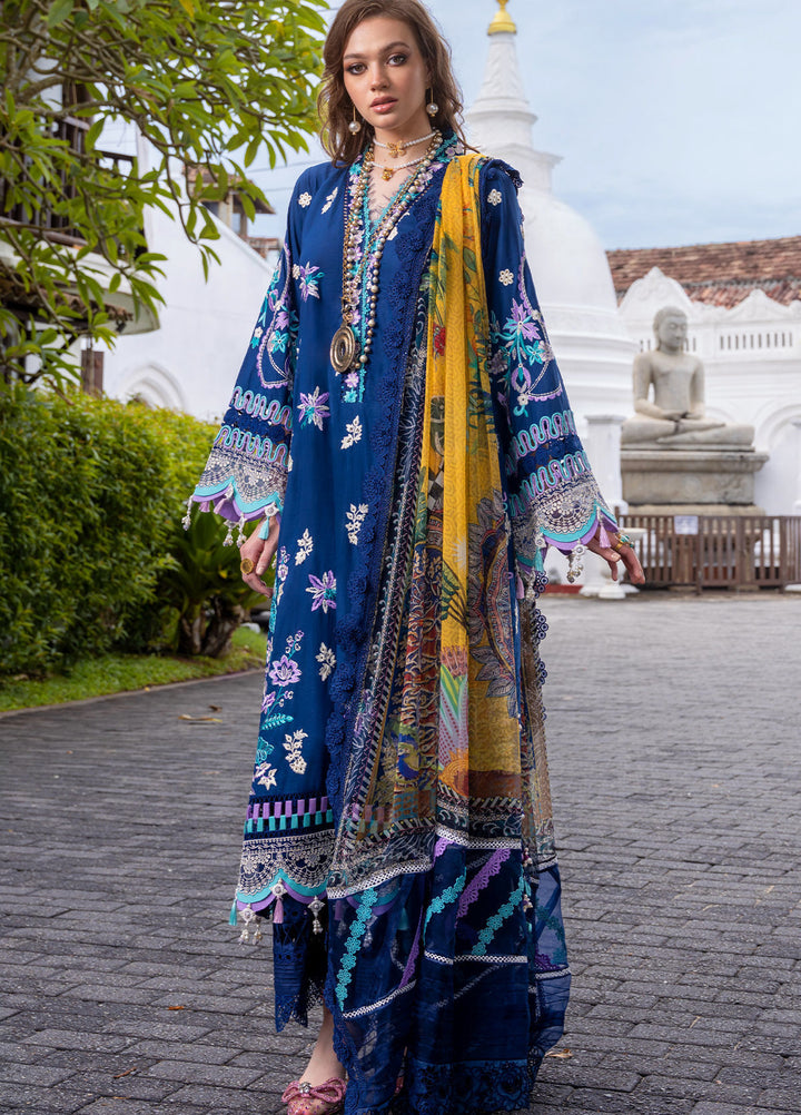 Neroli By Annus Abrar Unstitched Embroidered Lawn 3 Piece Suit ABR26UNL 01 Riba - Festive Collection