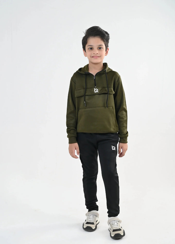 IQ Exclusive Kids Track Suit Fleece 2 PieceDark Fusion Tracksuit-Unisex Kids - Winter Collection