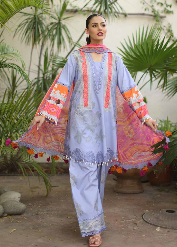 Aniiq by Charizma Unstitched Embroidered Lawn 3 Piece Suit CHR26UAL AN6-07 - Summer Collection