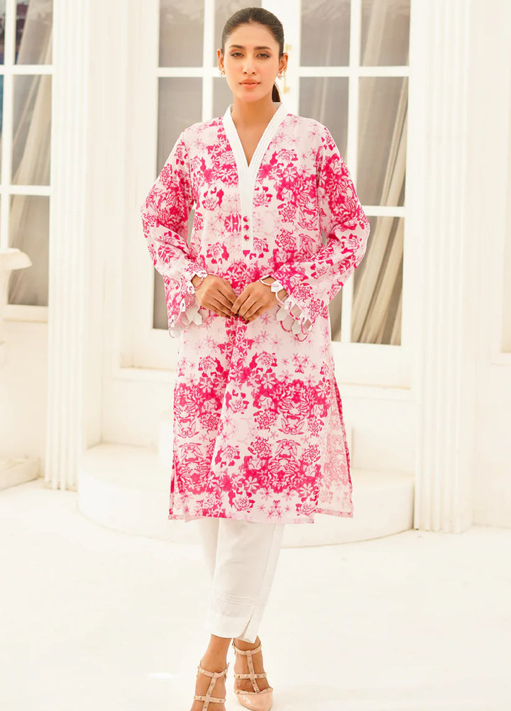 Nairah Women Pret Printed Arabic Lawn Suit NAH26PN Floral Blush - Spring Collection