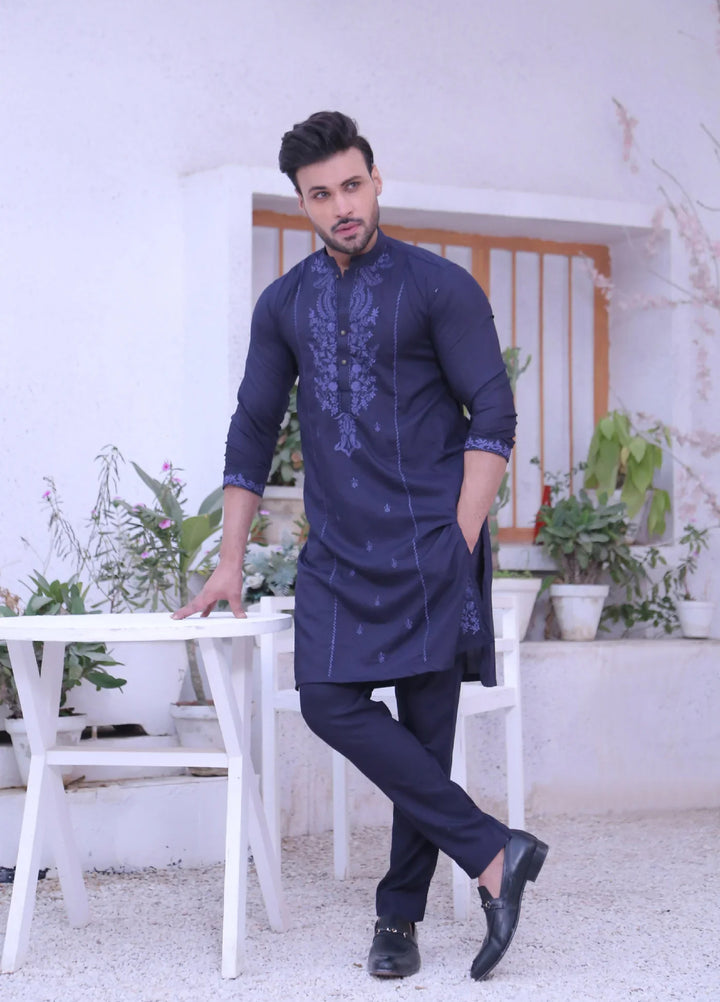 Edge Republic Embroidered Men Kurta Pajama - ER MR 48
