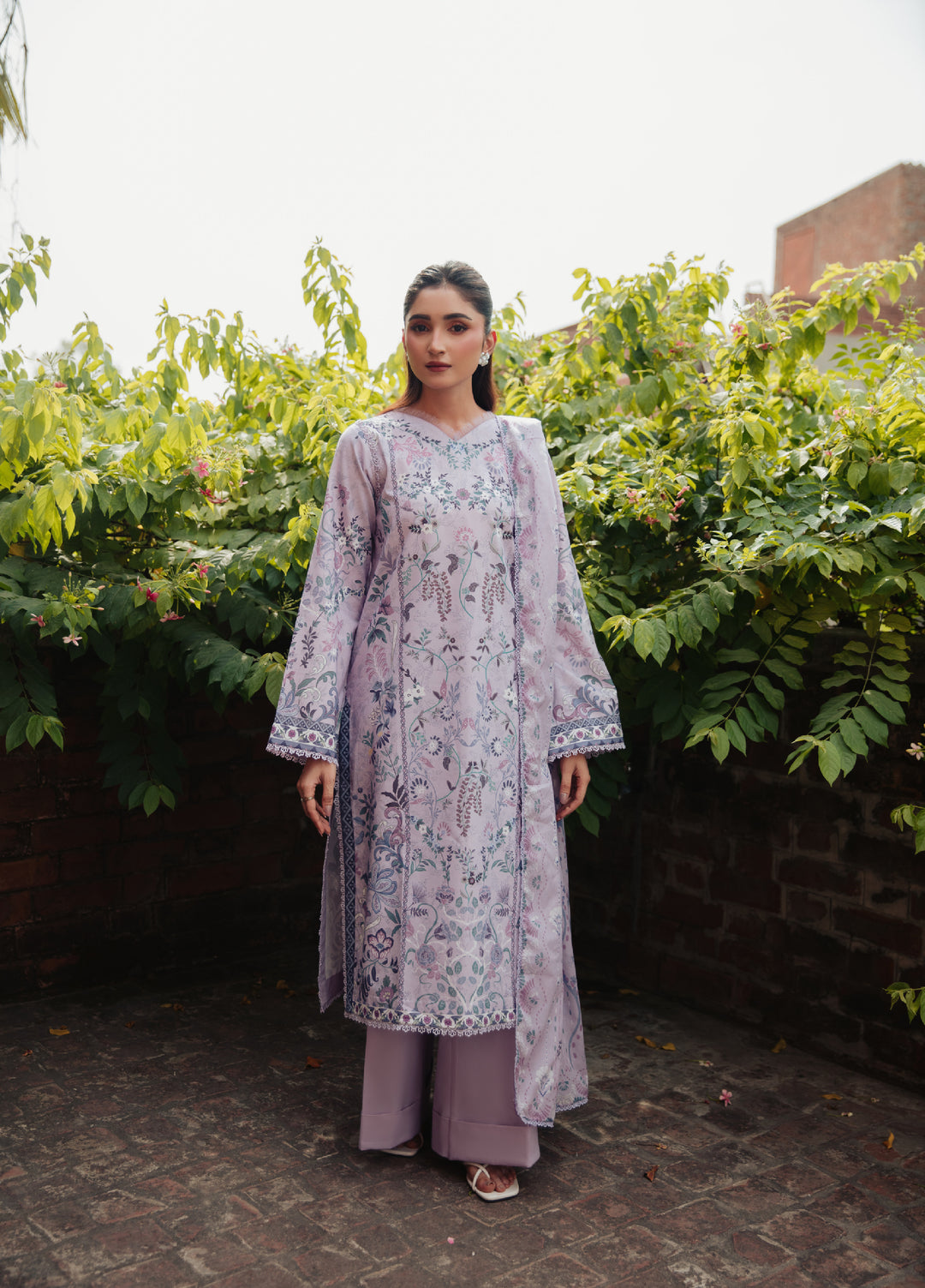 Zync by Florent Unstitched Printed Lawn 3 Piece Suit FL26ULE FZ-10 - Eid Collection