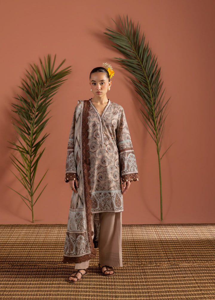 Bagheecha by Gul Ahmed Unstitched Printed Lawn 3 Piece Suit GA26ULB CL62449 - Casual Collection