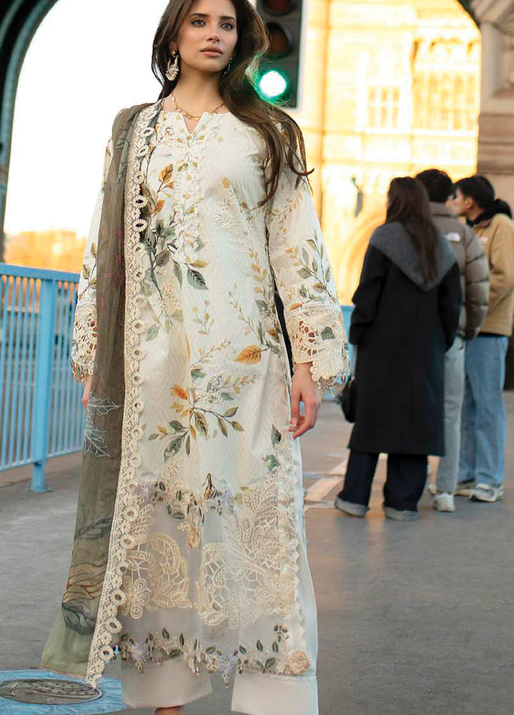 Sunshine Bloom by Al Zohaib Unstitched Embroidered Lawn 3 Piece Suit AZ26USL D8 - Summer Collection