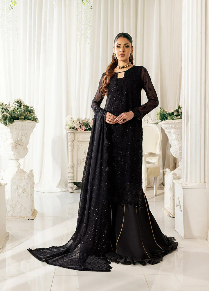 Signature by Salitex Embroidered Chiffon Suits Unstitched 3 Piece SUNS7CH048UT - Summer Collection