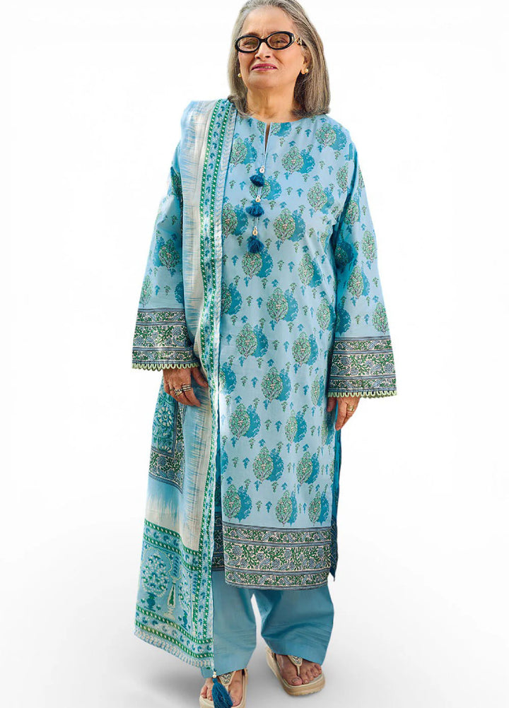 Tribute To Mother by Gul Ahmed Unstitched Printed Lawn 3 Piece Suit GA26UTM CL-62020 A - Summer Collection