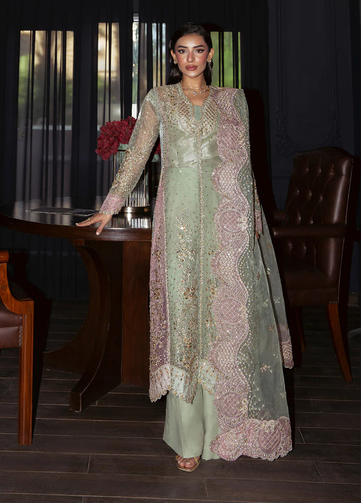 Pari Naaz by Neeshay Embroidered Net Suits Unstitched 3 Piece NSH25PW Meerab - Formals Collection