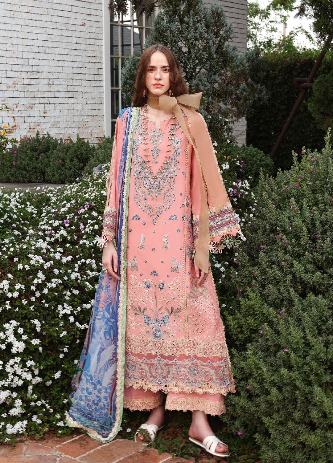 Belle Saison by Esmel Unstitched Embroidered Lawn 3 Piece Suit EML26ULB Zelle EUNSS260205 - Festive Collection