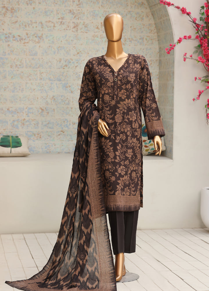 Nayab by HZ Textiles Unstitched Printed Cotton Lawn 3 Piece Suit HZ28UN NPC-10 - Casual Collection