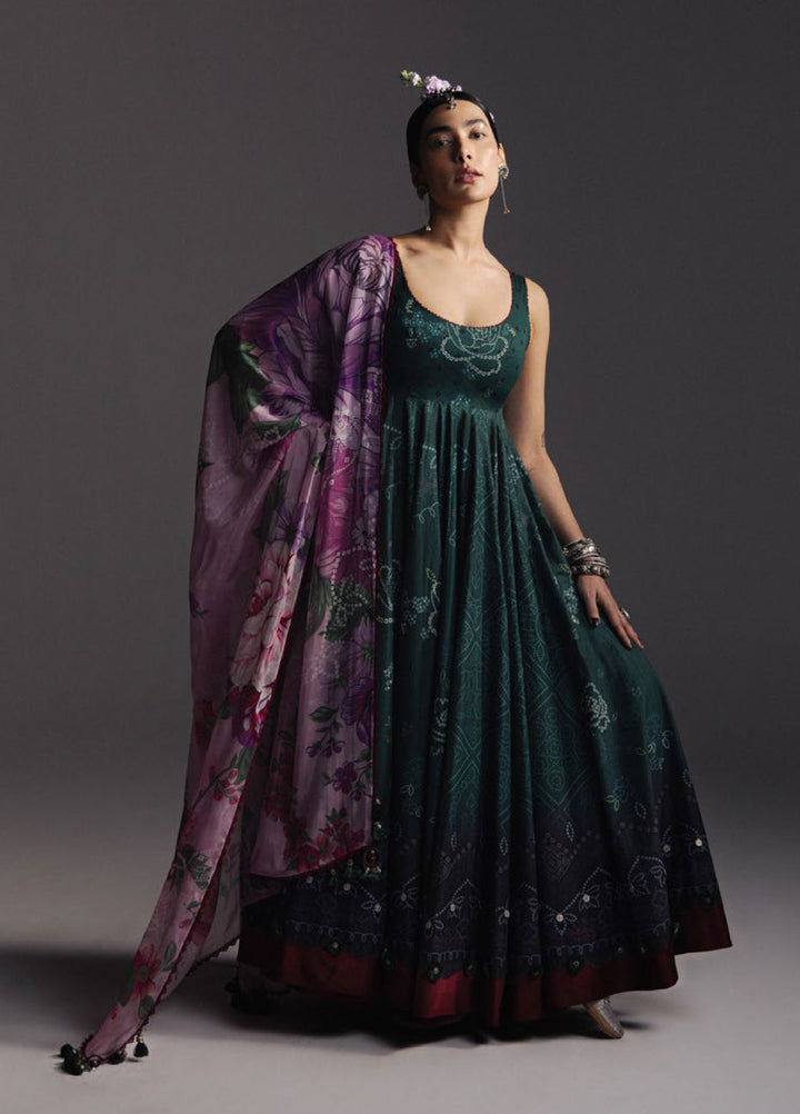 Anarkali by Zara Shahjahan Unstitched Embroidered Lawn 3 Piece Suit ZS26UAL D-04 NAYAB - Eid Collection