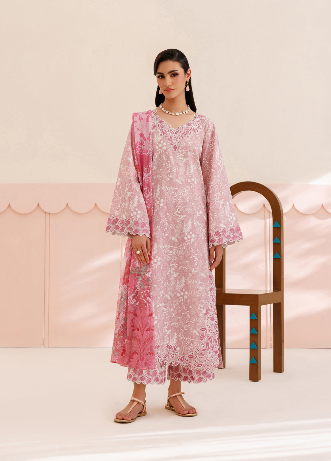 Azzal Unstitched Printed Lawn 3 Piece Suit AZL26UPL AZL-147 - Summer Collection