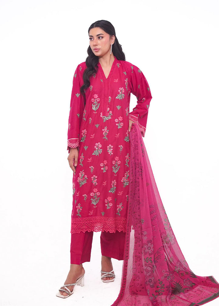Ileen by naba bilal Unstitched Embroidered Lawn 3 Piece Suit IN26UEL ELIF - Casual Collection