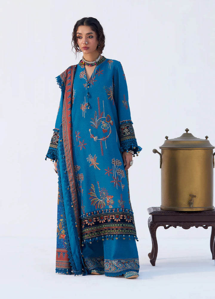 Saira Rizwan Unstitched Karandi Embroidered Suits 3 Piece SR25UW D-10 Sahar - Winter Collection