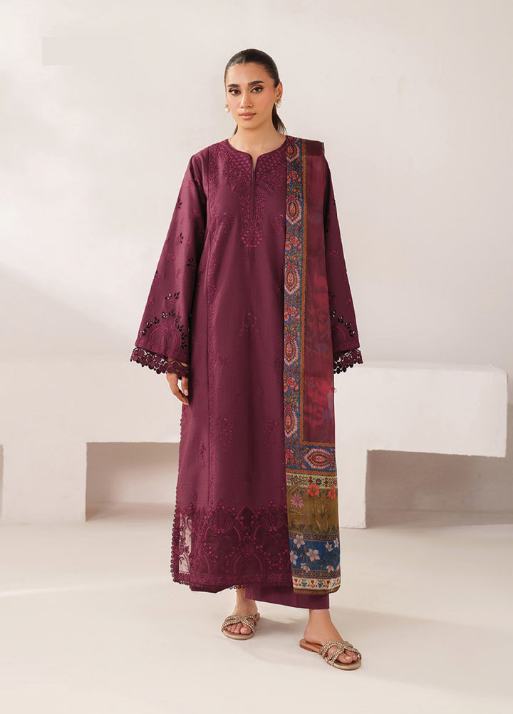 Le'essence by Xenia Formals Unstitched Embroidered Lawn 3 Piece Suit XE26UL D-02 Niha - Summer Collection