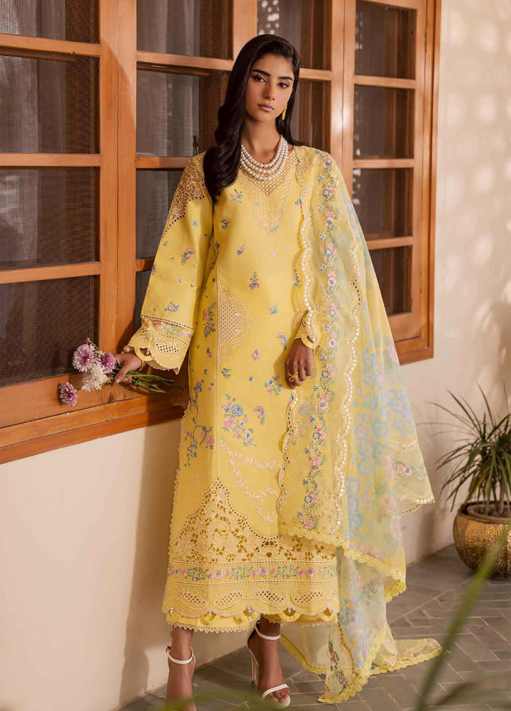 Selene by RajBari Unstitched Embroidered Lawn 3 Piece Suit RB26USL Ayzel - Festive Collection