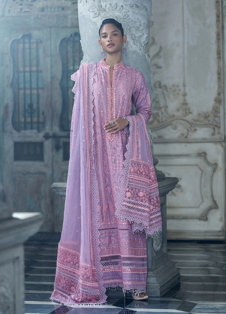 Sobia Nazir Unstitched Embroidered Luxury Lawn 3 Piece Suit SN26ULE D-02 A - Eid Collection