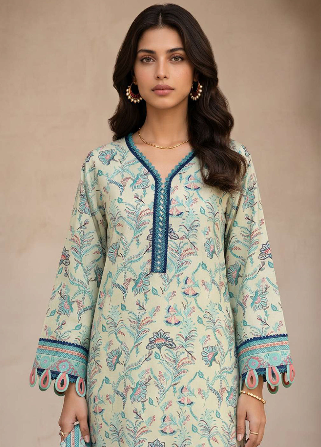 Zellbury Unstitched Printed Lawn 3 Piece Suit ZB26UCVII WUS26X38115 - Casual Collection
