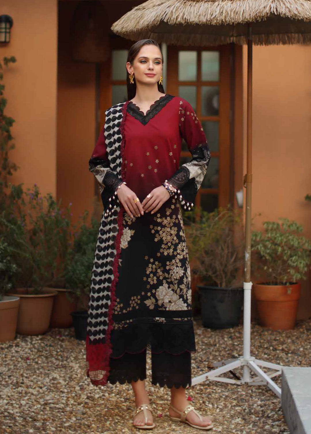Aniiq by Charizma Unstitched Embroidered Lawn 3 Piece Suit CHR26UAL AN6-02 - Summer Collection